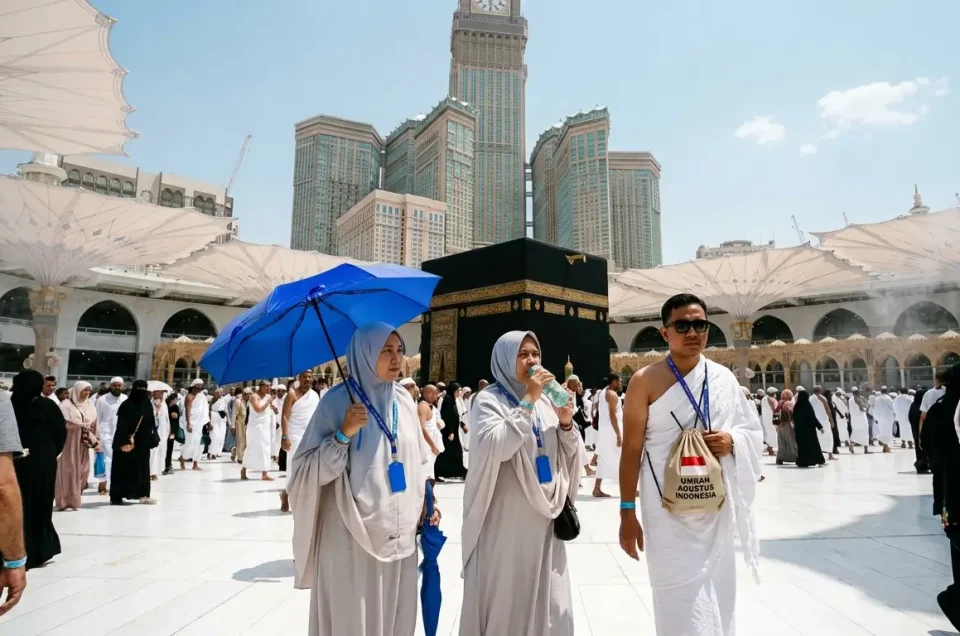 Panduan Umrah Bulan Agustus: Tips Menjaga Fisik dan Khusyuk Saat Cuaca Panas